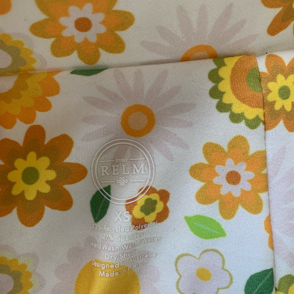 🌼Retro print Swim Suit Inner Relm S/XS🌼 - Picture 7 of 10